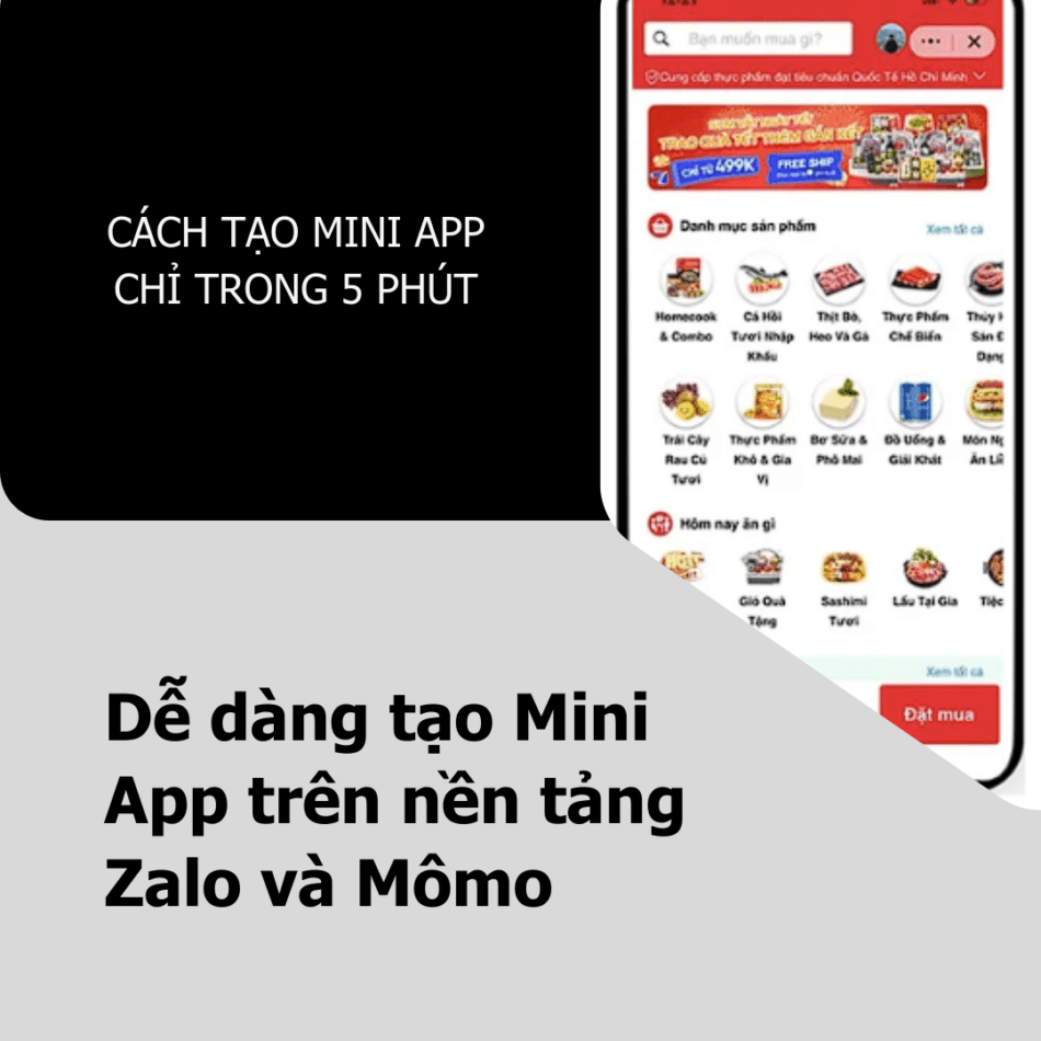 tạo mini app